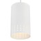 Westinghouse Pendant 60W Mini Phelps, Matte White CylIndoorical Perforated Metal Shade 6356700 - alternate 2